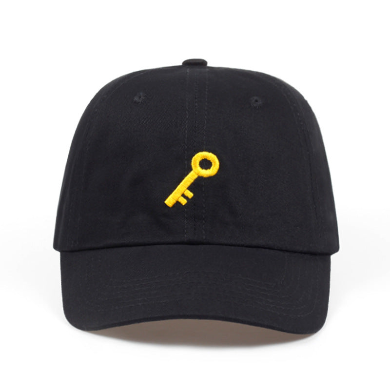 Key embroidered cap