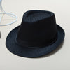 Solid color small hat jazz hat