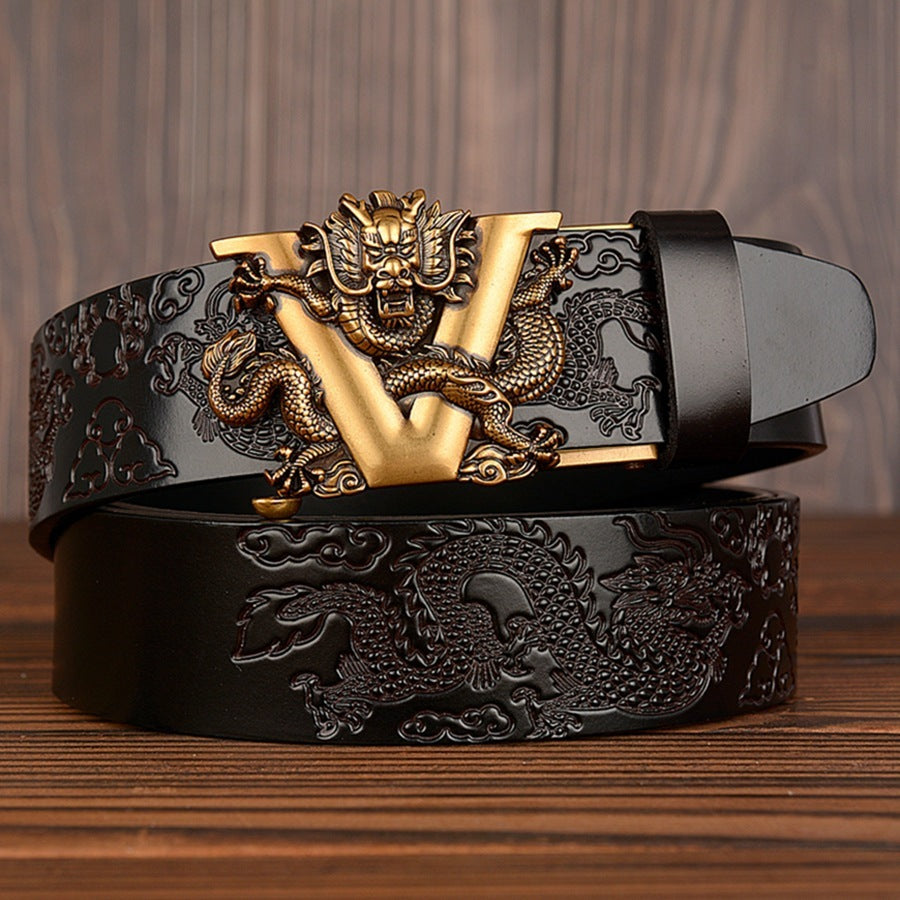 Double dragon play bead belt