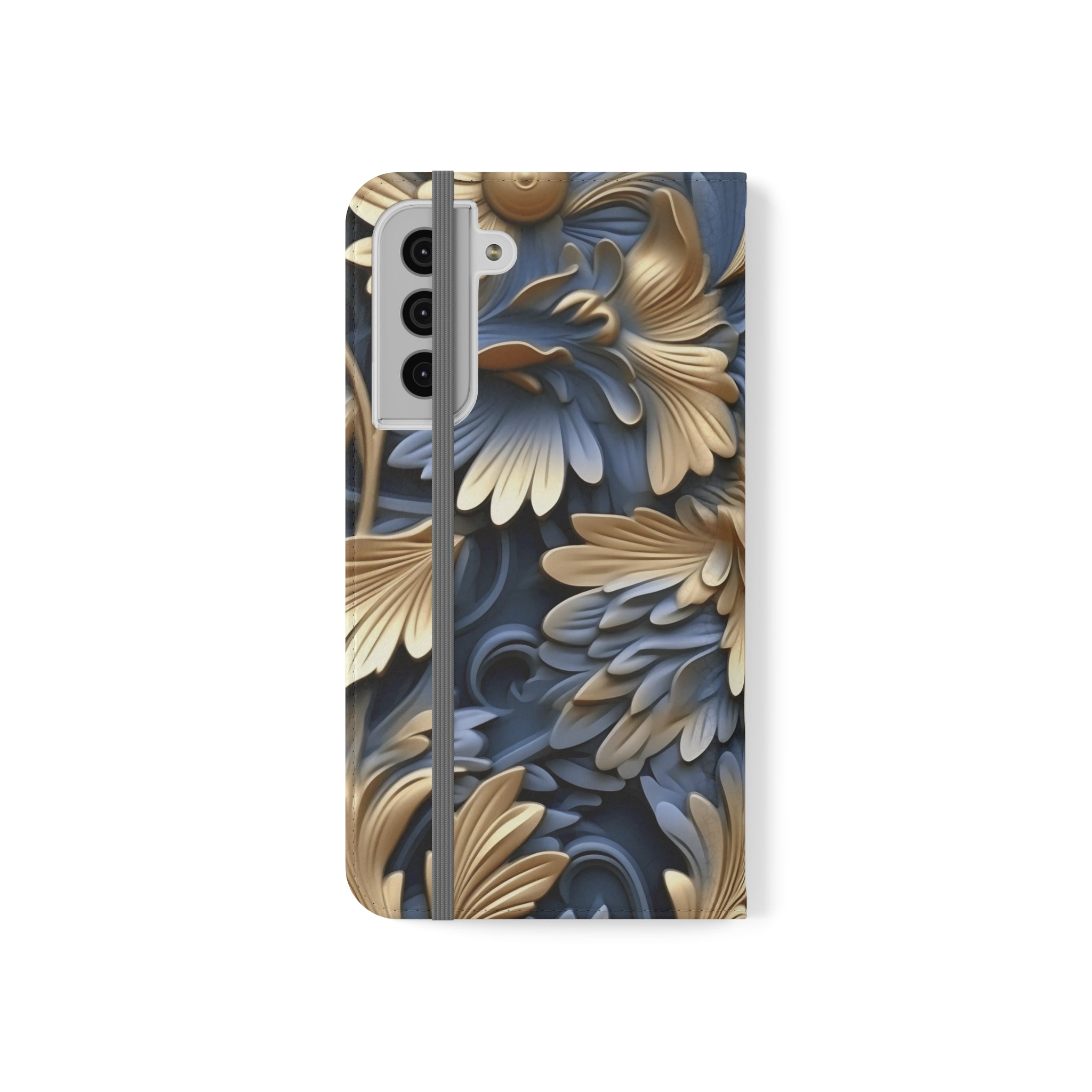 Printed Floral Mobile Phone Flip Cases