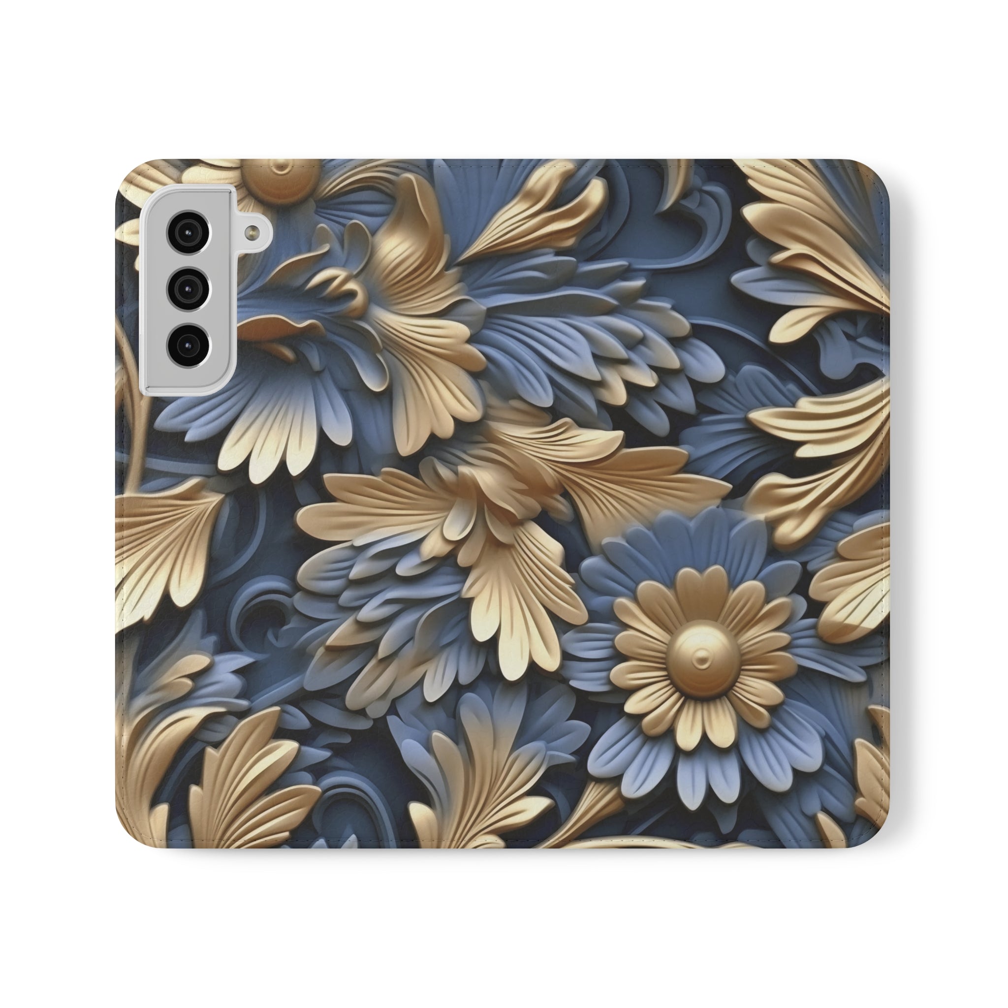 Printed Floral Mobile Phone Flip Cases