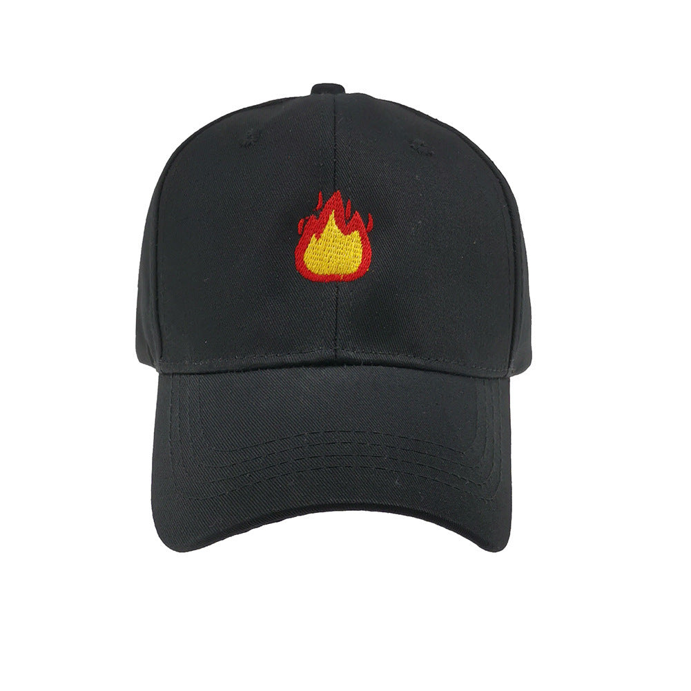 Flame baseball hat