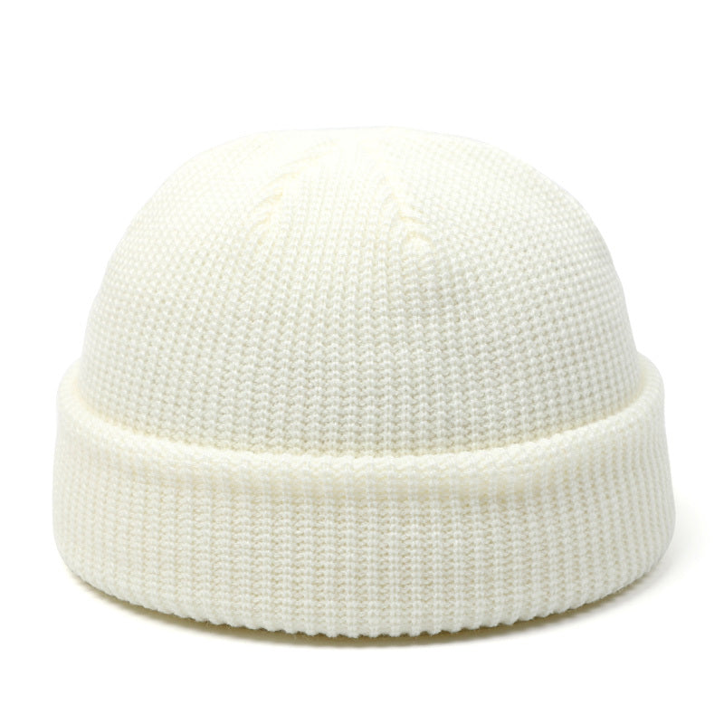 Knitted wool hat