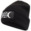 European and American Star Trend GOTH Beanie Embroidery Knitted Hat