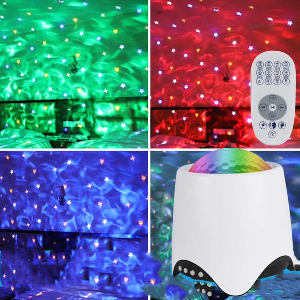 Ocean Star Projector w Remote Control & Mode Music