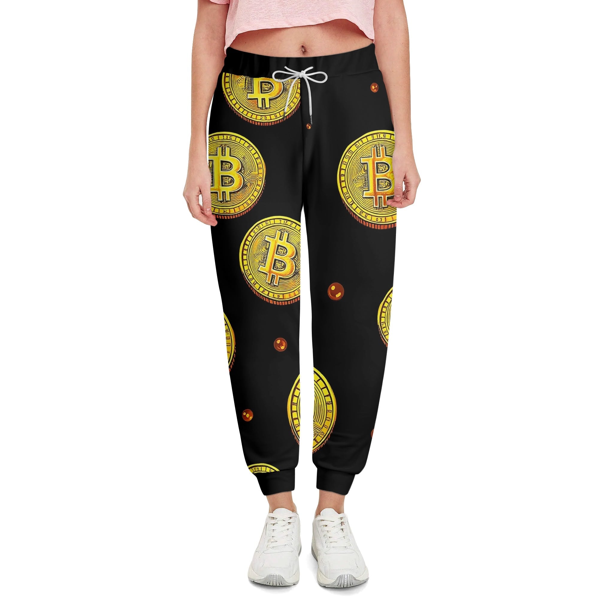 Bitcoin logo Joggers Sweatpants