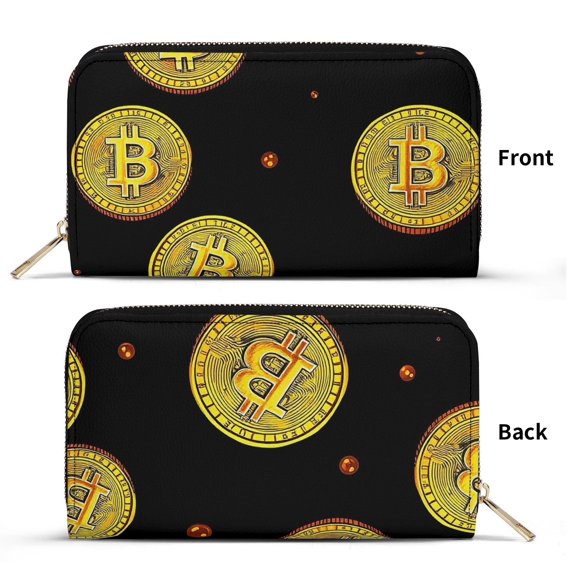 Bitcoin Leather Wallet