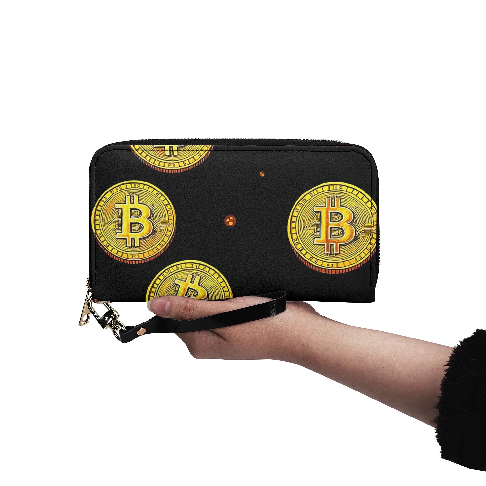 Bitcoin Leather Wallet