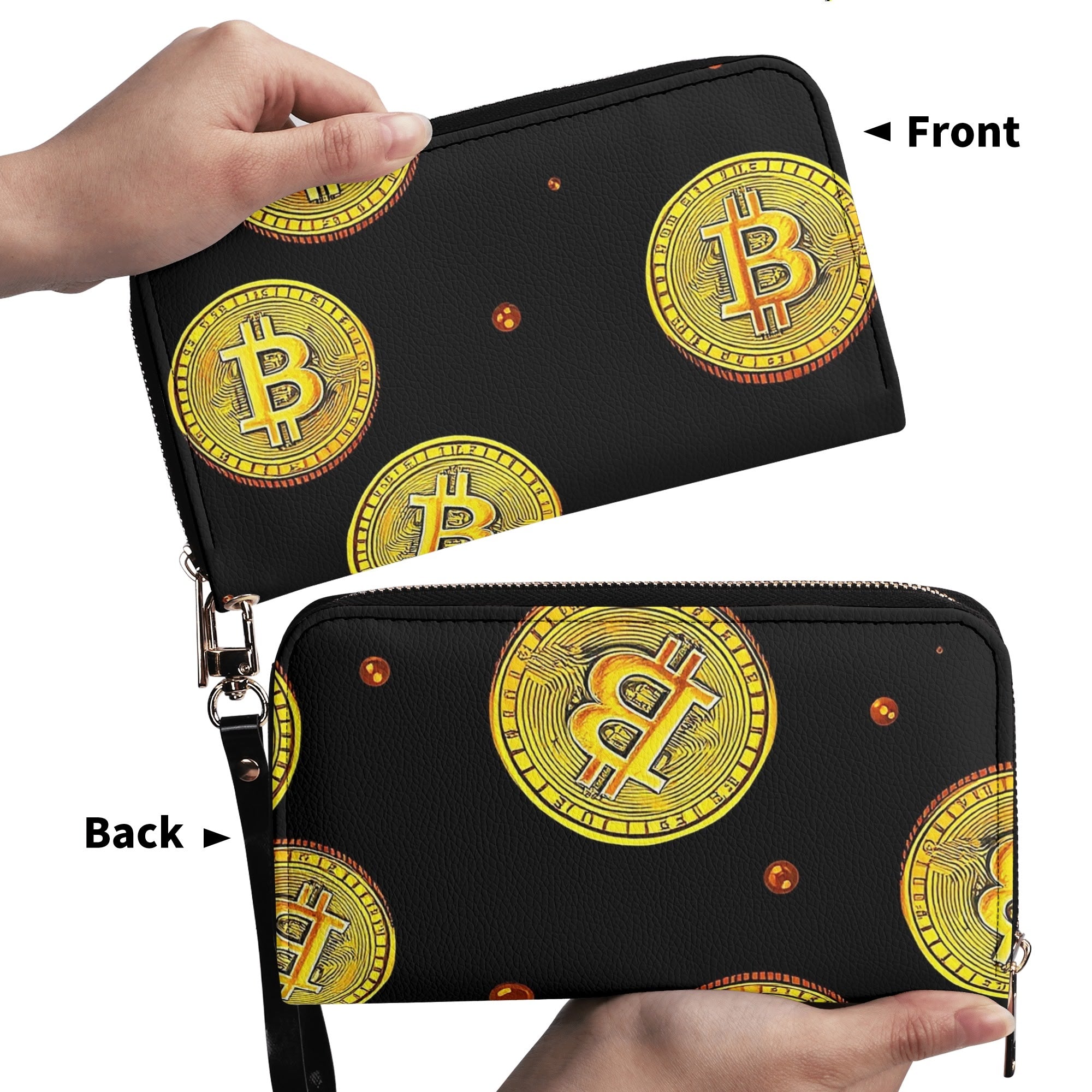 Bitcoin Leather Wallet