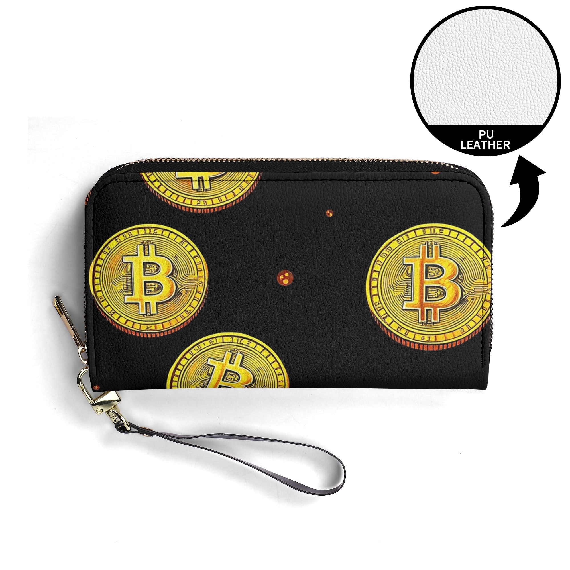 Bitcoin Leather Wallet