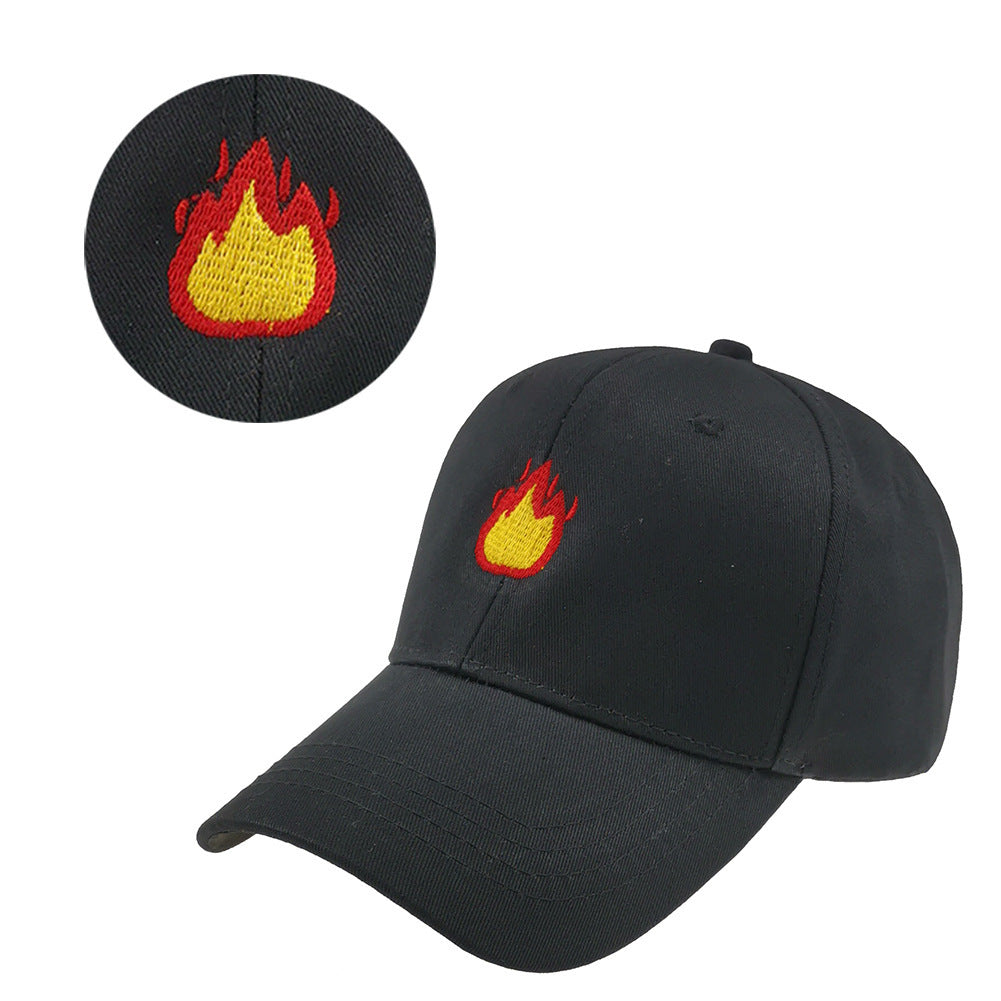 Flame baseball hat