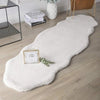 Luxurious Faux Rabbit Fur Area Rug (3x5 Feet) - Plush, Cozy, and Non-Slip Elegance for Your Home