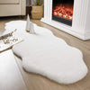 Luxurious Faux Rabbit Fur Area Rug (3x5 Feet) - Plush, Cozy, and Non-Slip Elegance for Your Home