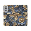 Printed Floral Mobile Phone Flip Cases