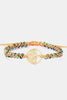 Handmade Tree Shape Beaded Copper Bracelet