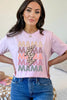 Mother's Day Mama Leopard Bolt Graphic Tee