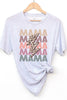 Mother's Day Mama Leopard Bolt Graphic Tee