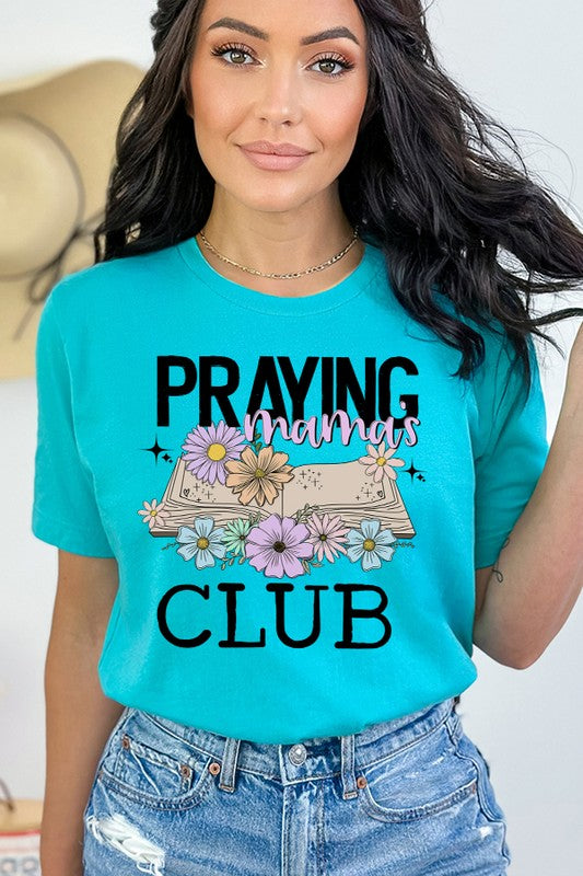 Mother's Day Praying Mom's Club Graphic Tee