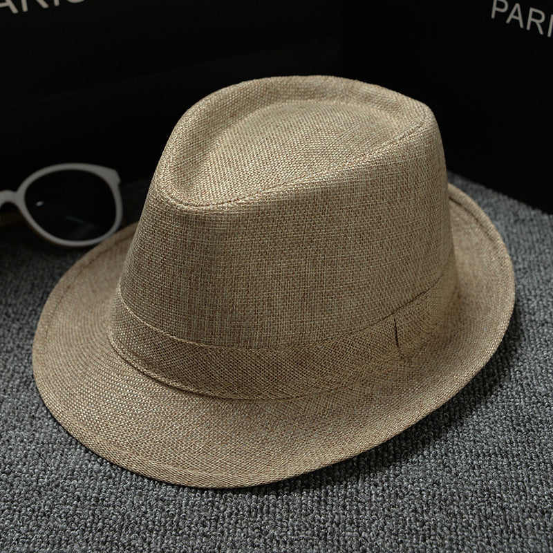 Solid color small hat jazz hat