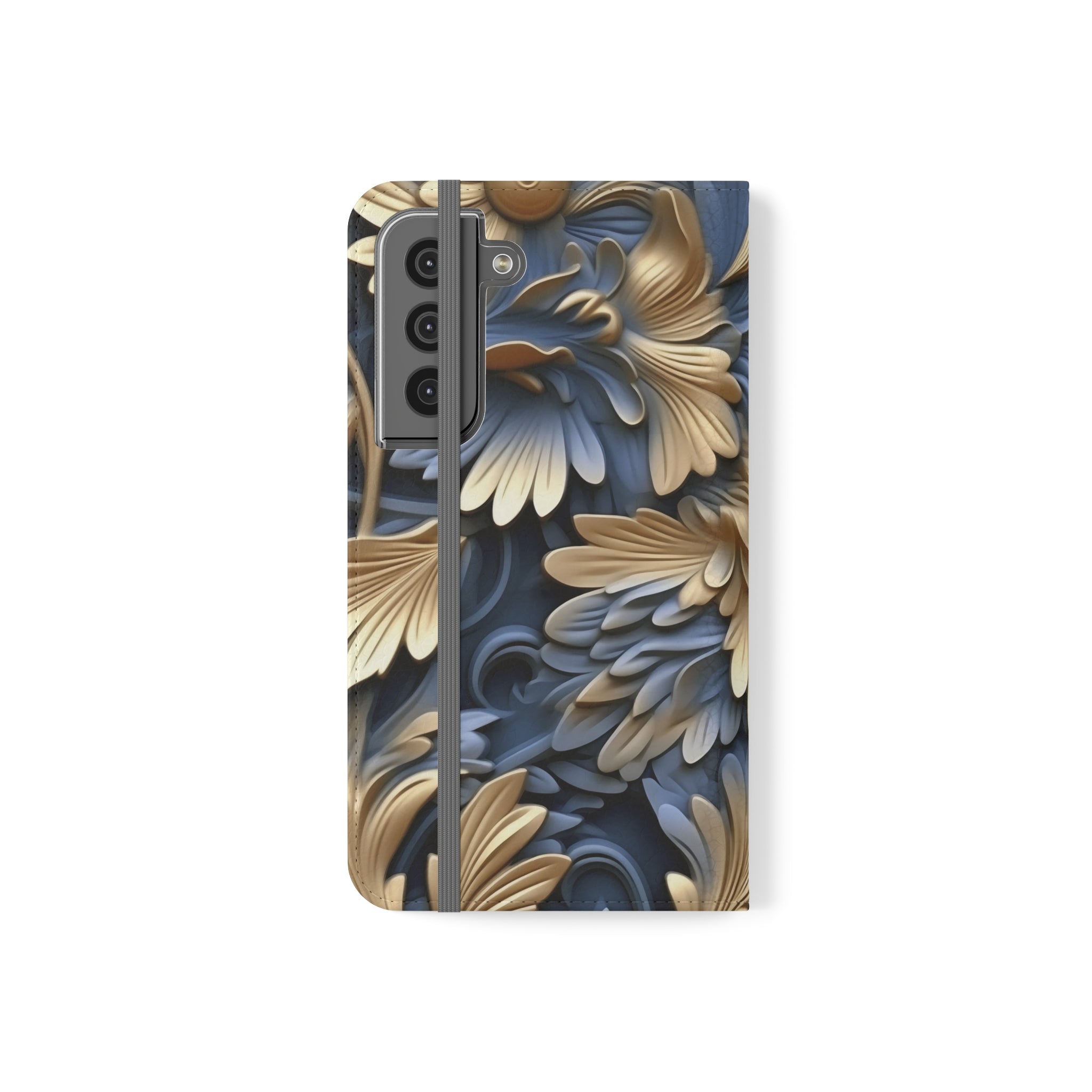 Printed Floral Mobile Phone Flip Cases