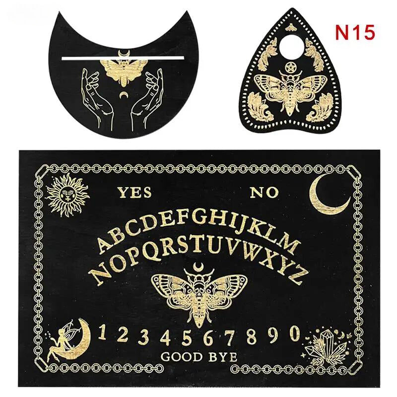 🌟🔮 Unlock Mysteries with Our 12-inch Wooden Magic Board Ouija Board!