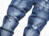 Men's Jeans Ripped Fashion Ornaments Trend