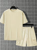 Men's Short Sleeve T-Shirt & Drawstring Shorts s 2-piece Set