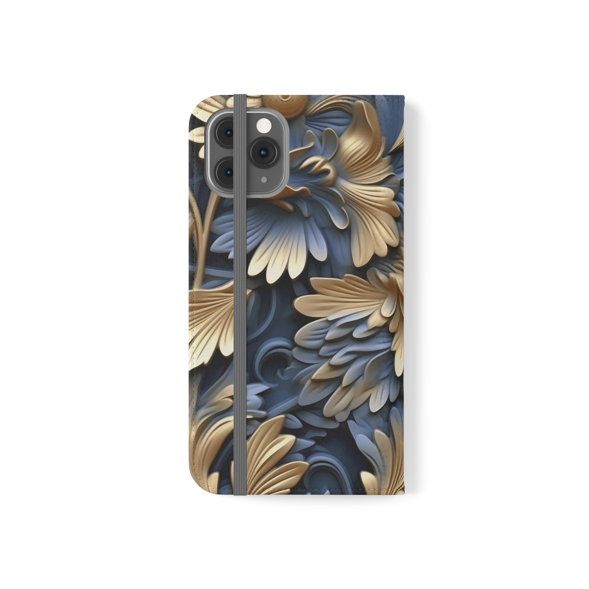 Printed Floral Mobile Phone Flip Cases