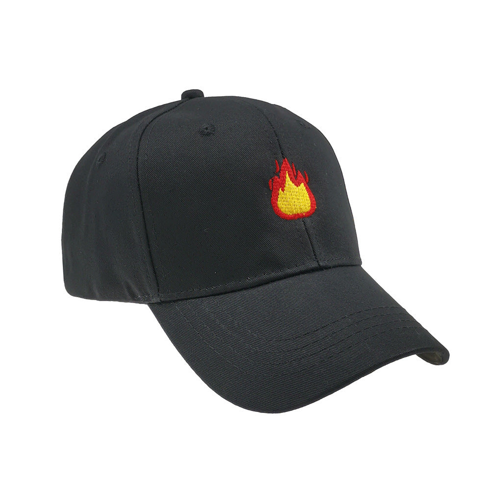 Flame baseball hat