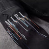 Dazzling Color Letters Black Men's Jeans