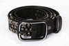 First Layer Cowhide Men Punk Belt Skull Rivet Personalized Street Non-mainstream Niche