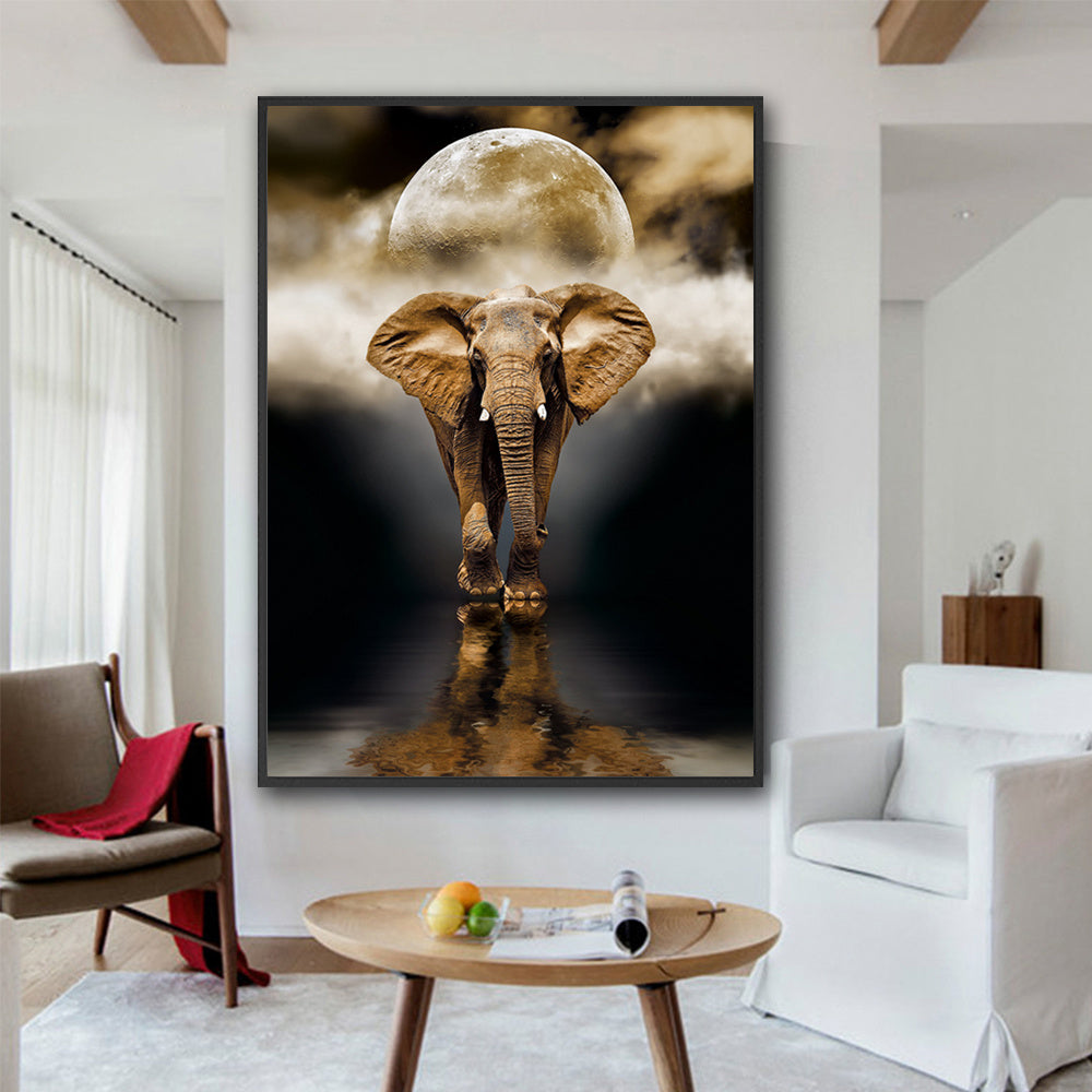 Creative Home Decor Elephant Canvas Painting