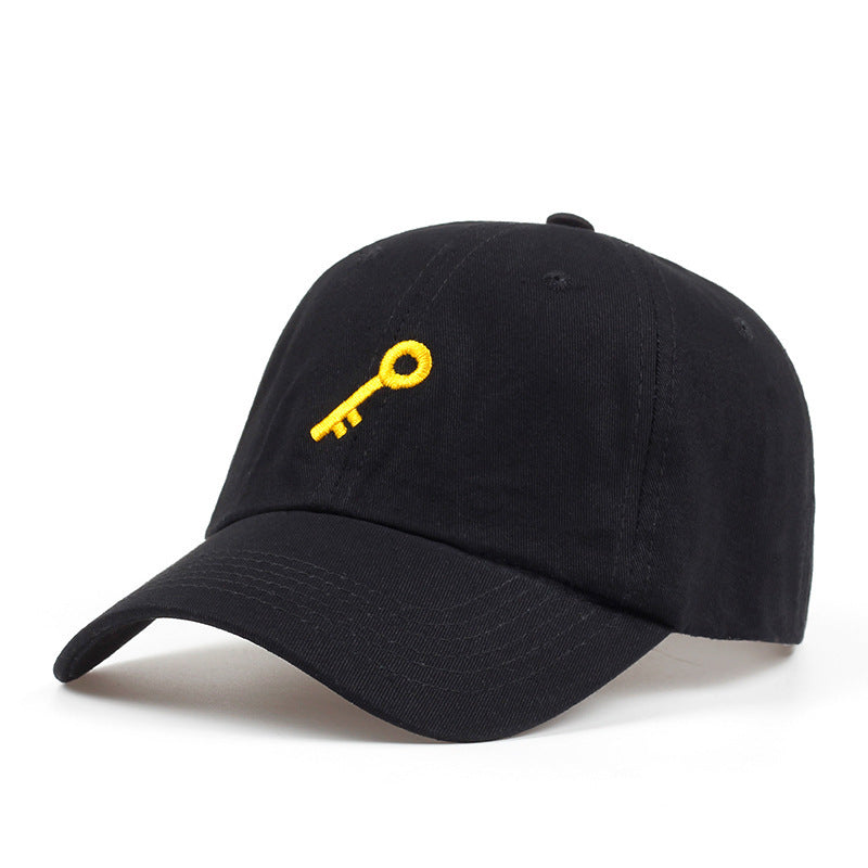 Key embroidered cap