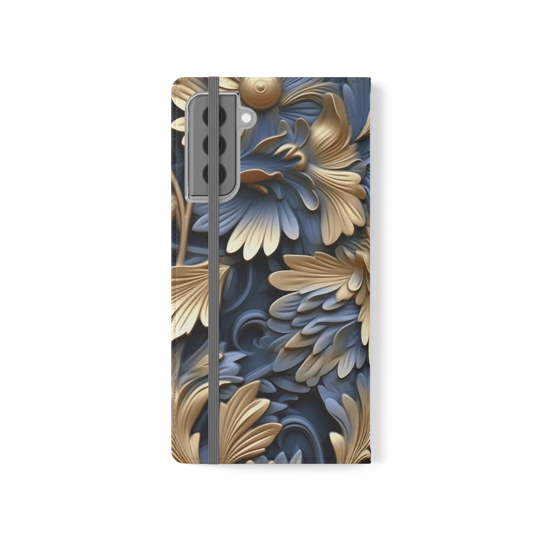 Printed Floral Mobile Phone Flip Cases