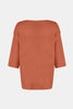 V-Neck Three-Quarter Sleeve Knit Top