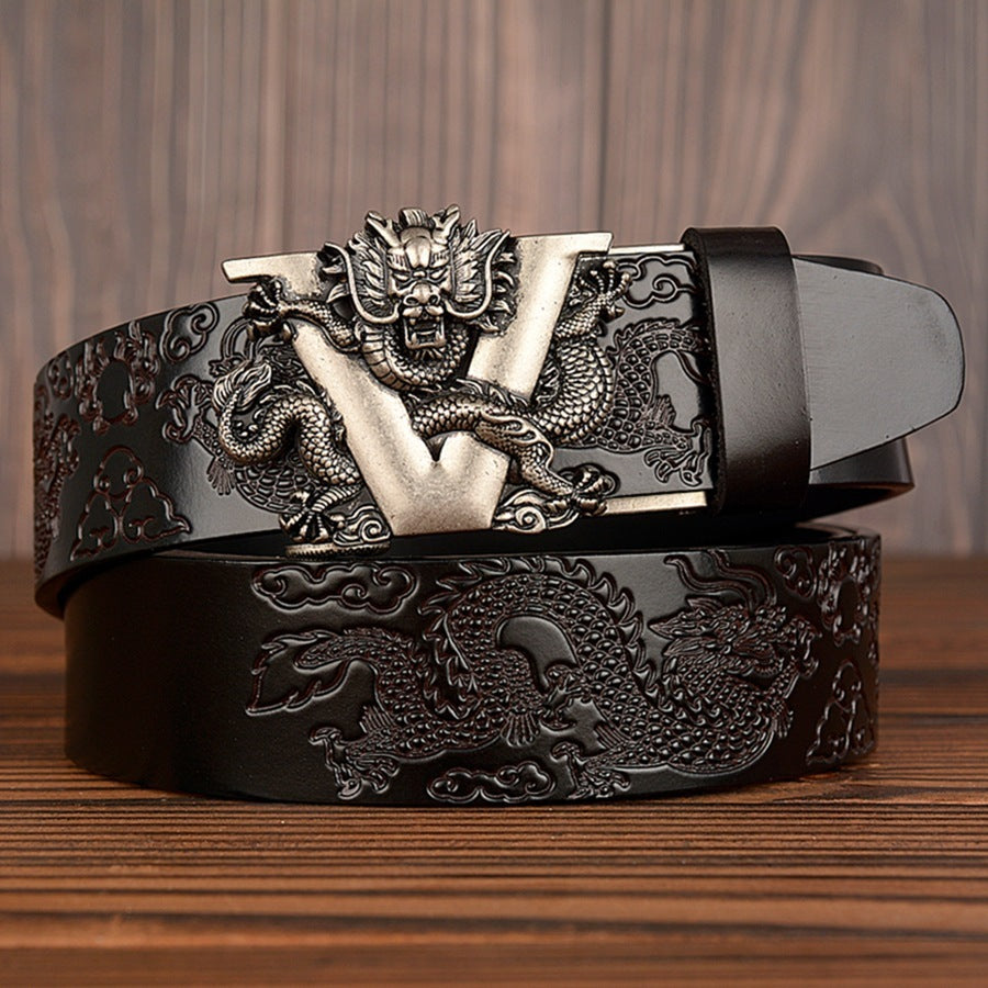 Double dragon play bead belt