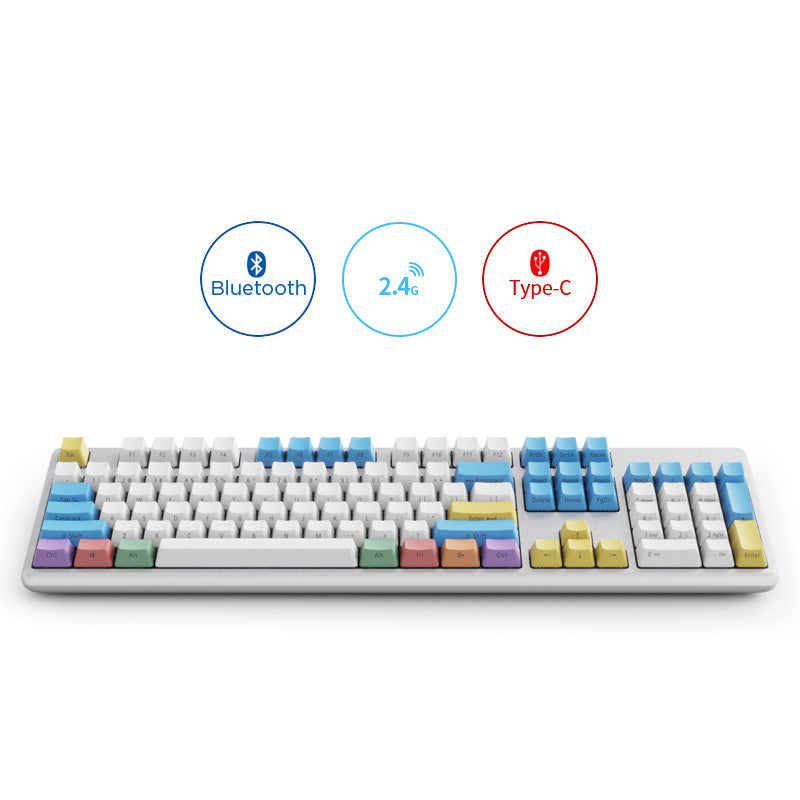 Wireless bluetooth mechanical keyboard