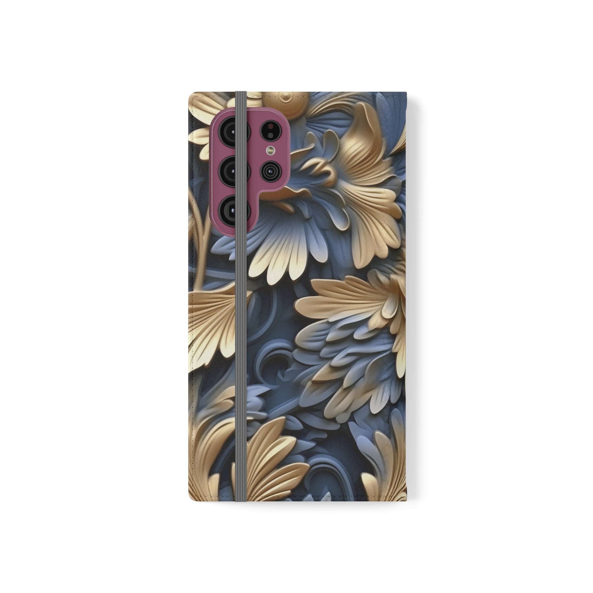 Printed Floral Mobile Phone Flip Cases