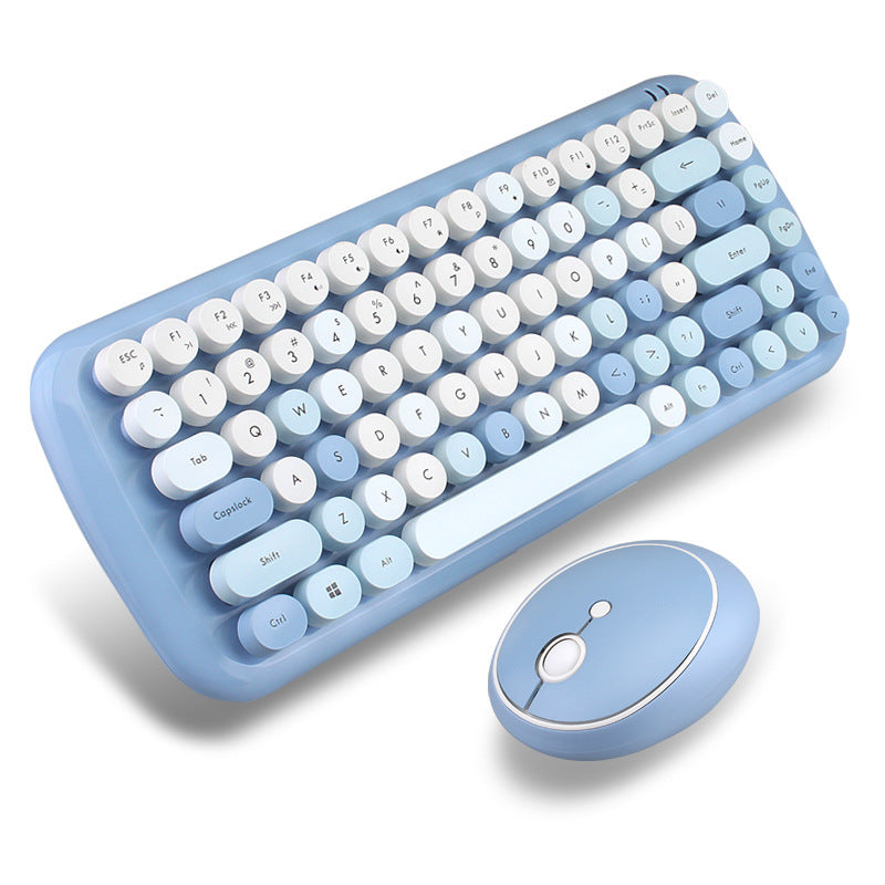 Girl Keyboard and Mouse