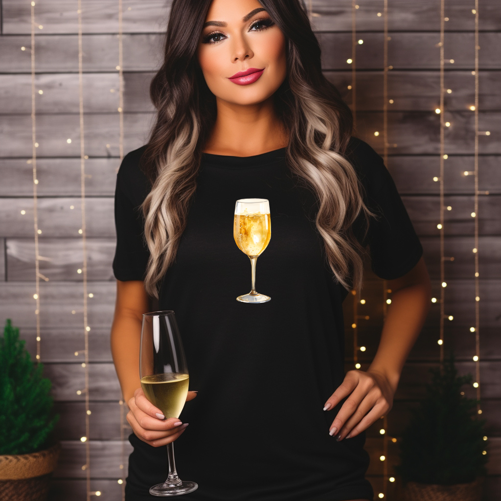 Toast | Crew Watercolor Champagne T-Shirt