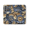 Printed Floral Mobile Phone Flip Cases