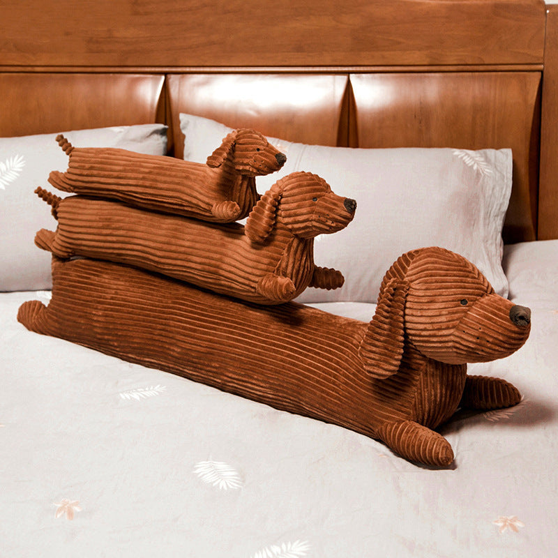 Brown Cute Dachshund Long Sofa Home Decor Pillow