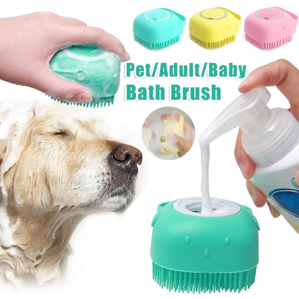 Silicone Cleaning Dog Brush