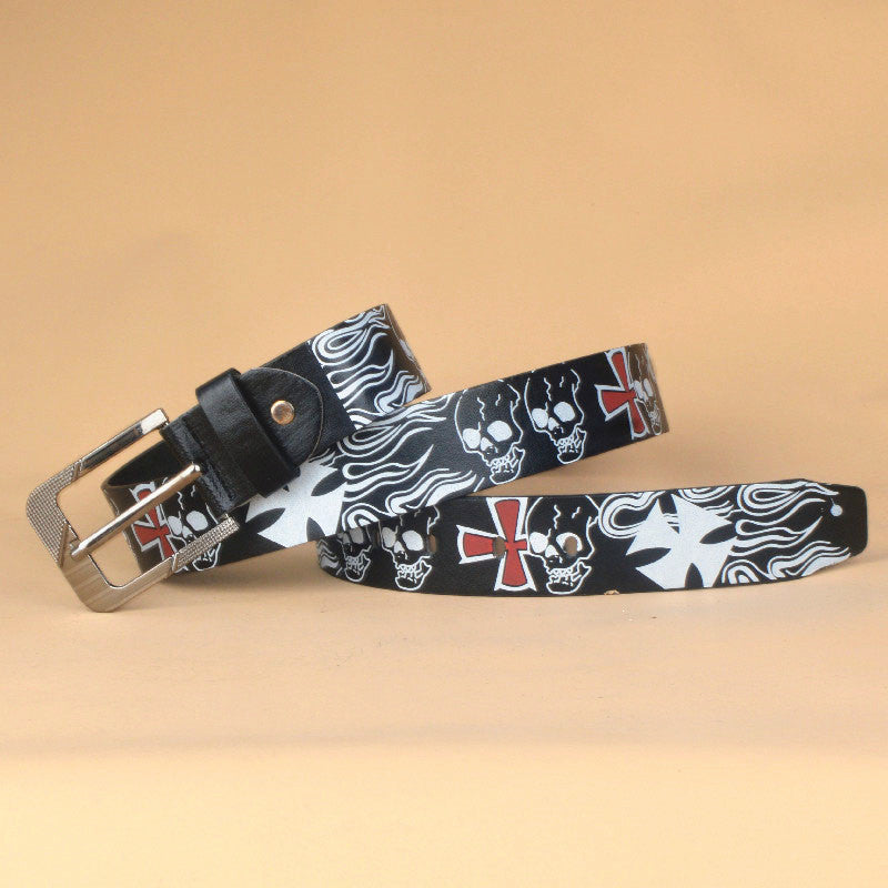 Men's Skull Popular Teenager Belt