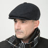 Woolen middle-aged cap