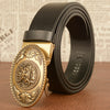 Men's Personality Belt Real Cowhide Ethnic Style Faucet Automatic