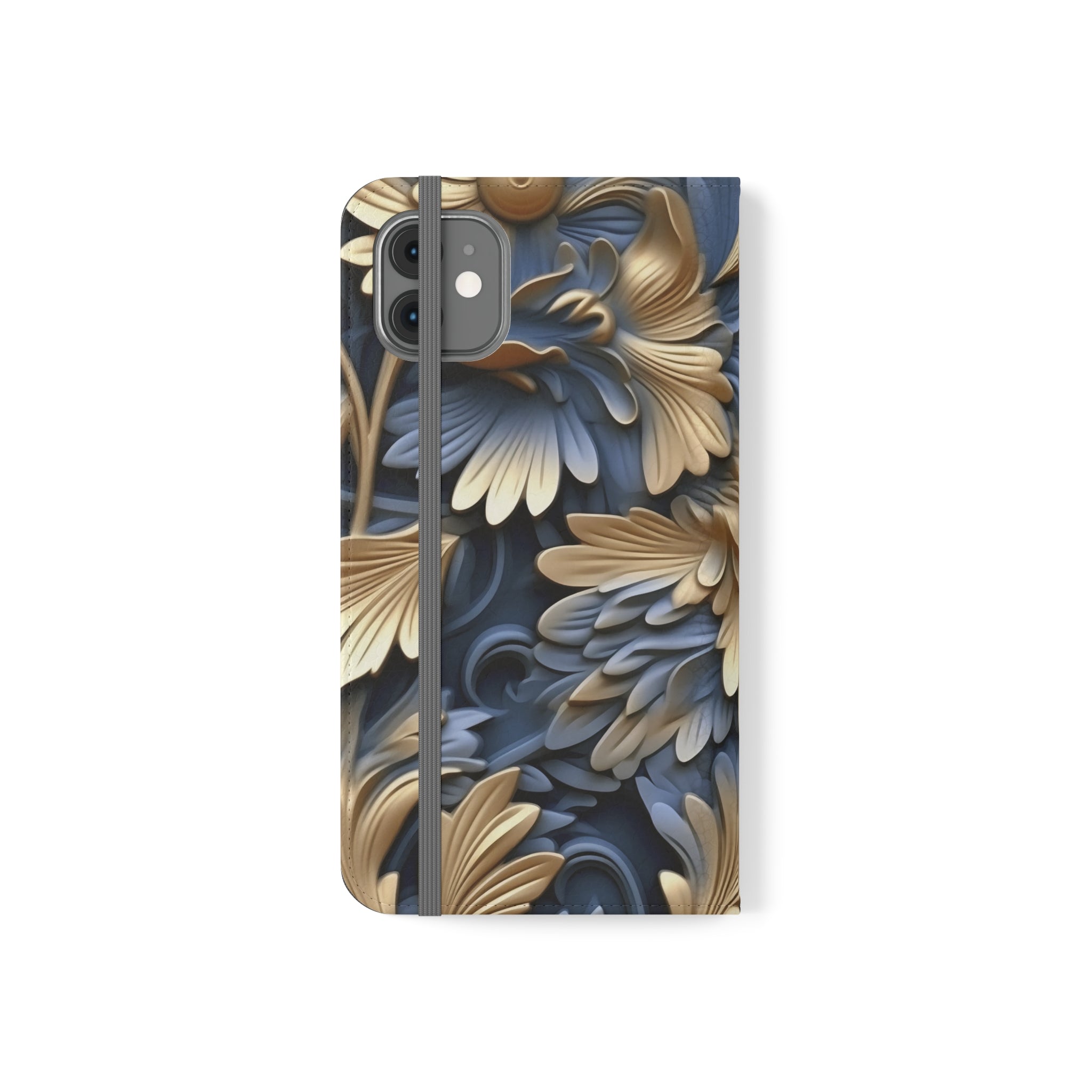 Printed Floral Mobile Phone Flip Cases