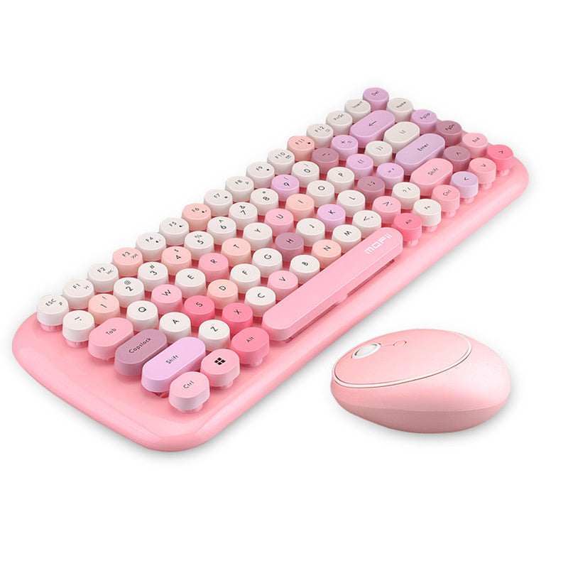 Girl Keyboard and Mouse