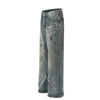 Men's Tie-dyed Splash-ink Jeans