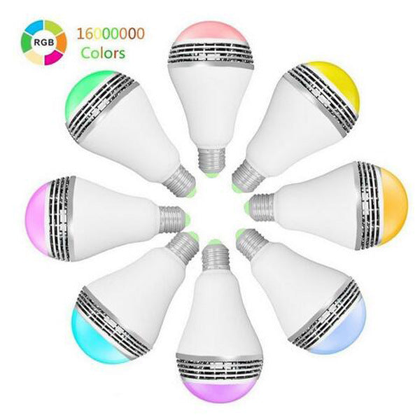 LED Smart Bluetooth Speaker Light Bulb